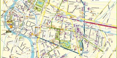 نقشه خیابان های بانکوک