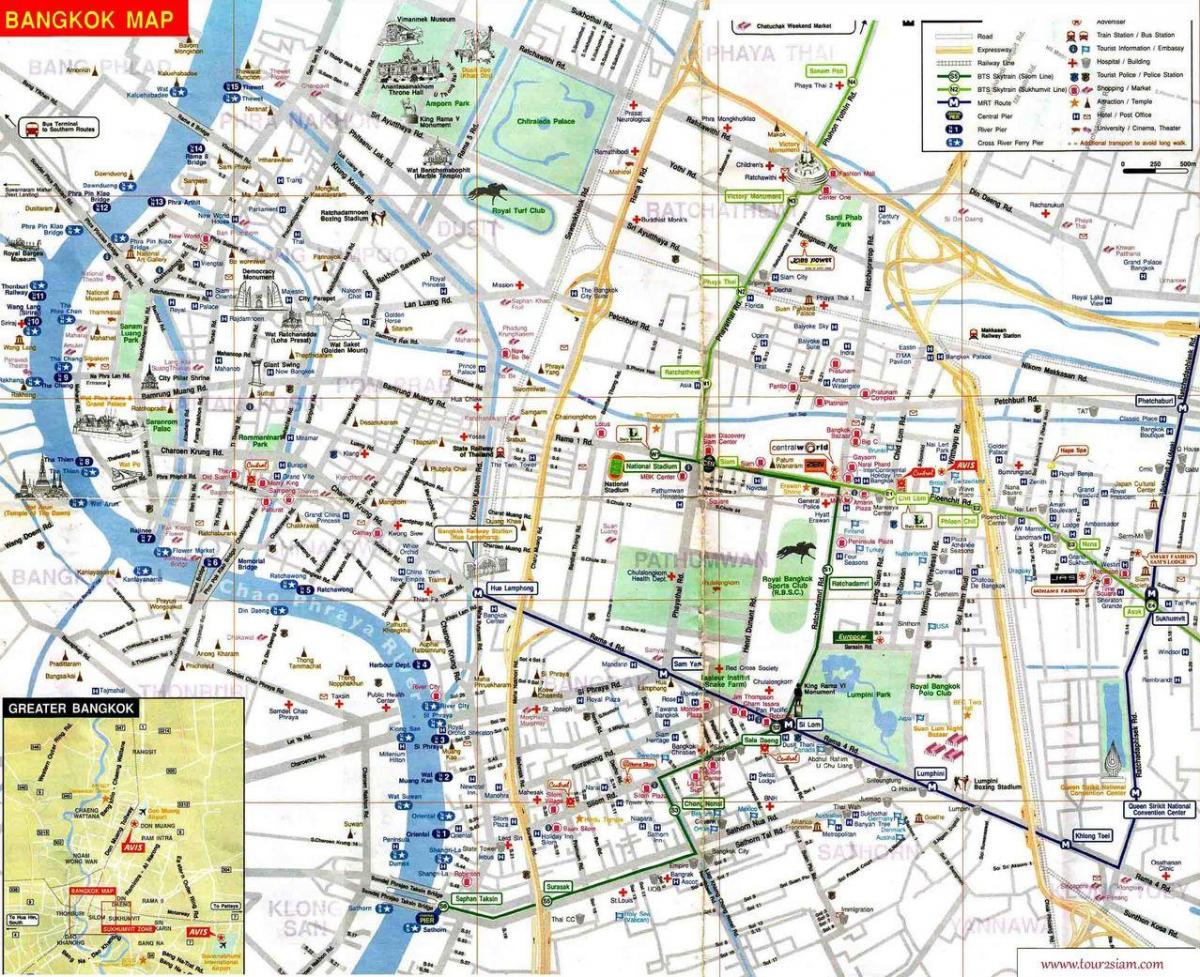نقشه mbk بانکوک