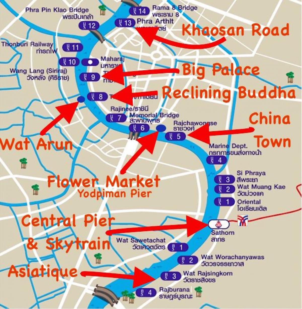 نقشه بانکوک اسکله