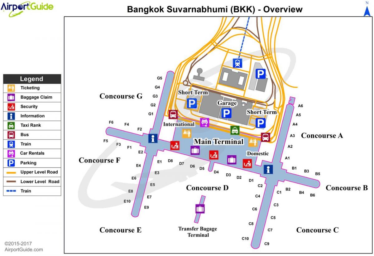 bkk فرودگاه نقشه