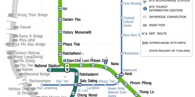 Bkk skytrain نقشه