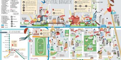 بانکوک مرکز خرید نقشه