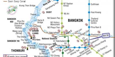 بانکوک حمل و نقل عمومی نقشه